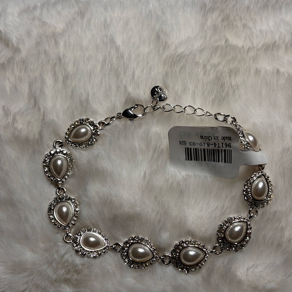 Lot of imitation pearl and diamond jewellery - Picture 5 of 7